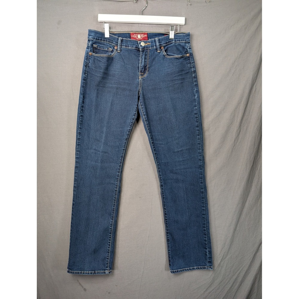 Lucky Brand Sweet N Straight Womens Jeans Size 12/31 Blue Denim Stretch